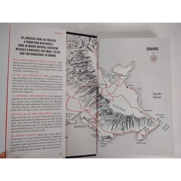 Micro: A Novel Hardcover Michael Crichton Richard Preston Science Fiction - Picture 6 of 8